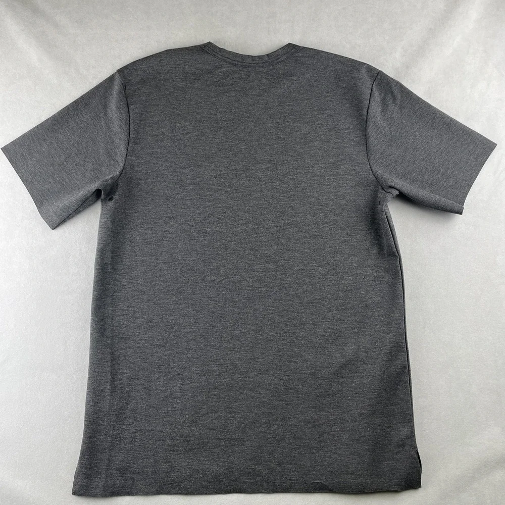 Jordan Shirt Mens M Gray Pocket Crewneck S/S Soft Stretch Jumpman Tee 802277-032